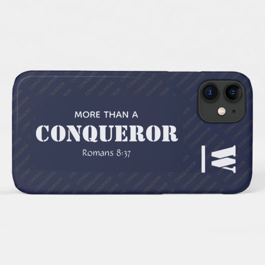 Monogram MEER DAN EEN Christelijke VERKOPER Case-Mate iPhone Case (Achterkant (horizontaal))