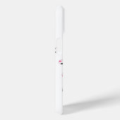 monogram meisjes voetbal blowout roze zwart Case-Mate iPhone case (Achterkant / Rechts)