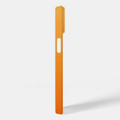 Monogram Meisjesachtig Oranje Hart Eenvoudig Moder Case-Mate iPhone Case (Achterkant / Rechts)