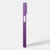 Monogram Meisjesachtig Paars Hart Eenvoudig Modern Case-Mate iPhone Case (Achterkant / Rechts)