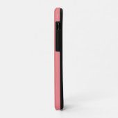 Monogram Meisjesachtig Roze Koraal Waterverf Bloem Case-Mate iPhone Case (Achterkant/links)