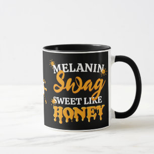 Monogram MELANIN Sweet-als-Honey SWAG Mok