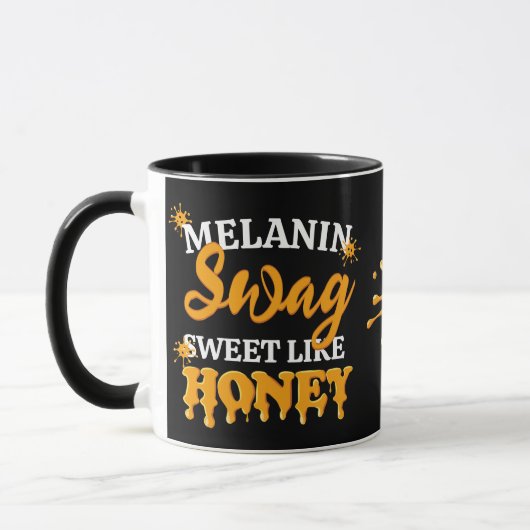 Monogram MELANIN Sweet-als-Honey SWAG Mok (Links)