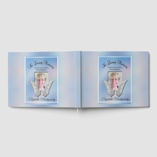 Monogram Memorial Guest Book Gastenboek (Volledig)