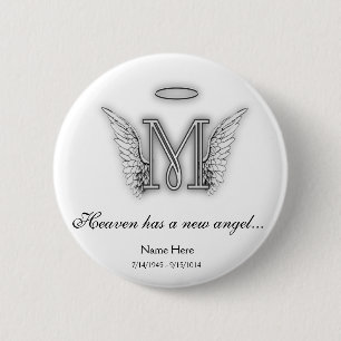 Monogram Memorial Ronde Button 5,7 Cm