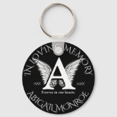 Monogram | Memorial Sleutelhanger (Voorkant)