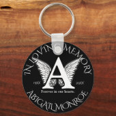 Monogram | Memorial Sleutelhanger (Voorkant)