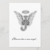 Monogram Memorial Tribute Letter J Programmakaart (Voorkant)