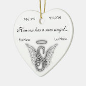 Monogram Memorial Tribute Ornament S (Links)