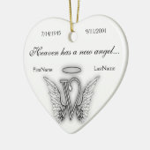 Monogram Memorial Tribute Ornament V (Links)