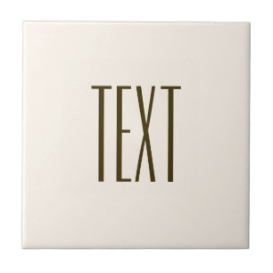 Monogram, merk of bedrijfsnaam   Gebroken wit brui Tegeltje