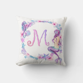 Monogram Mermaid Pillow - M Buitenkussen