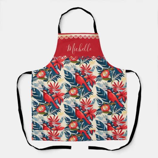 Monogram Merry Christmas & Happy New Year! Floral  Schort (Voorkant)