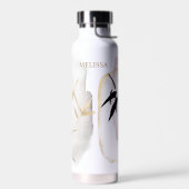 monogram met dubbele kleur bamboe waterfles (Links)
