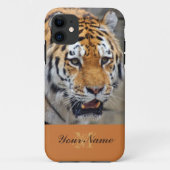 Monogram met een majestueuze tijger! Case-Mate iPhone Case (Achterkant)