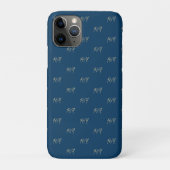 Monogram met eerste letters van je naam Case-Mate iPhone case (Achterkant)