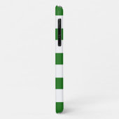 Monogram met groene en roze streep Case-Mate iPhone case (Achterkant/links)