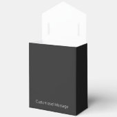 Monogram met initiaal Z & gepersonaliseerde naam Bedankdoosjes (Open)