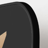 Monogram met initiaal Z & gepersonaliseerde naam Pickleball Paddle (Links Detail)