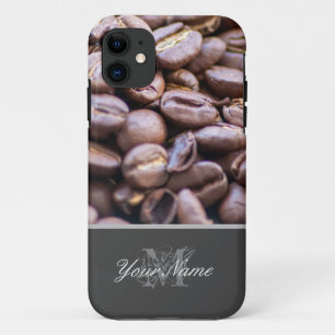 Monogram met koffiebonen! Case-Mate iPhone Case
