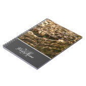  Monogram met kristalhelder water! Notitieboek (Linkerzijde)