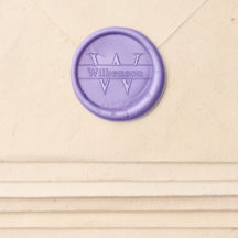 Monogram met naam Wax Seal