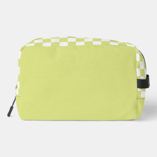 Monogram met retrosignatuur gecontroleerd toilettasje (Achterkant)