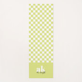 Monogram met retrosignatuur gecontroleerd yogamat (Voorkant)