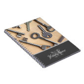  Monogram met verschillende sleutels! Notitieboek (Rechterzijde)