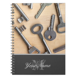  Monogram met verschillende sleutels! Notitieboek