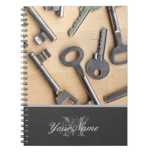  Monogram met verschillende sleutels! Notitieboek