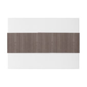 monogram met zaadkorrel - jar bruiloft uitnodigingen wikkel (Achterkant Voorbeeld)