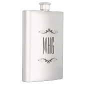 Monogram met zwarte accenten flacon (Rechts)
