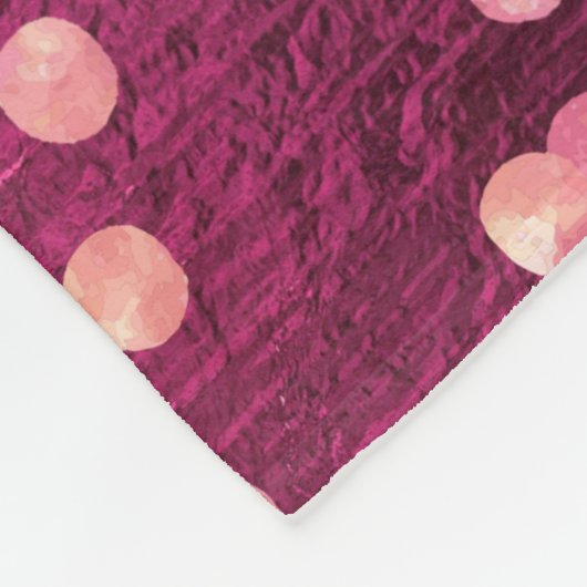 Monogram Metaal Roze Goud Navy Glitters Meisjesach Fleece Deken (Hoek)