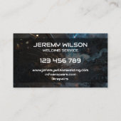 Monogram Metaallasser Handyman Visitekaartje (Achterkant)