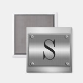Monogram metalen Lijst met schroefmagneet Magneet (Voorkant / Achterkant)