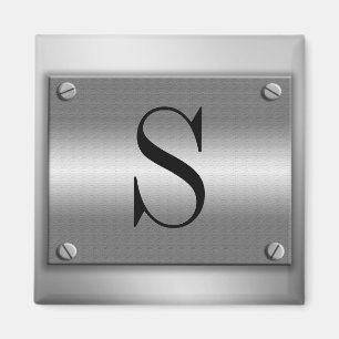 Monogram metalen Lijst met schroefmagneet Magneet