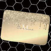 Monogram Metallic 14K Gold Glitter Dripping (tapij Badmat