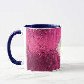 Monogram Metallic Rosegold Navy Glitter Girly Mok (Links)