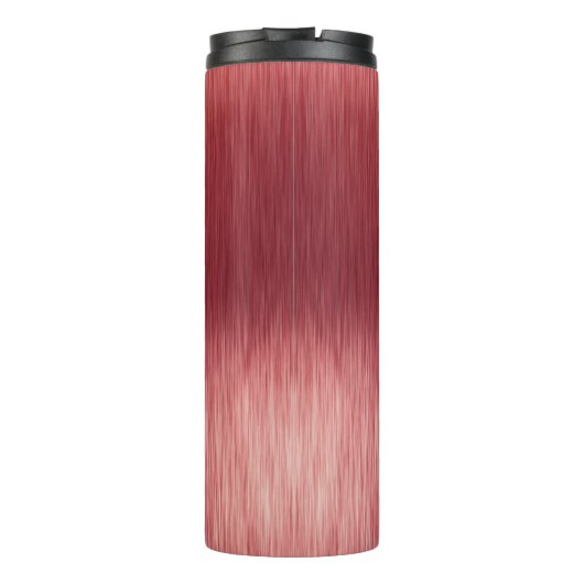 Monogram Metallic Roze Gestructureerde Gepersonali Thermosbeker (Achterkant)