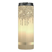 monogram metallisch 14.000 glitter voor gouddruppe thermosbeker (Achterkant)