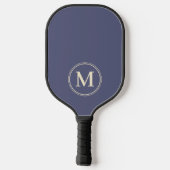 Monogram Mid-Century Effen Lavendel Breeze Kleur Pickleball Paddle (Achterkant)