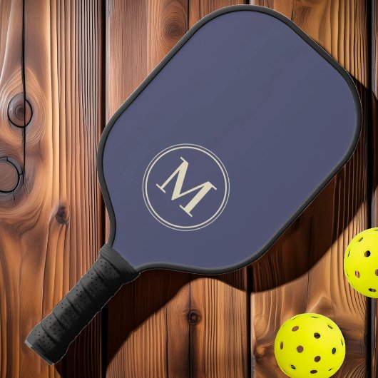 Monogram Mid-Century Effen Lavendel Breeze Kleur Pickleball Paddle