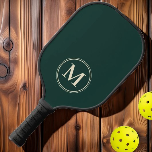 Monogram Mid-Century Efficiënt Saliegroen Kleur Pickleball Paddle