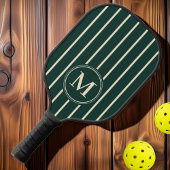 Monogram Mid-Century Striping Sage Groene Kleur Pickleball Paddle