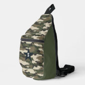 Monogram Militair Camouflagepatroon CAMO Sling Bag (Rechterhoek)