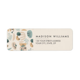 Monogram Minimaal Modern Etiket