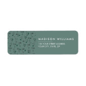 Monogram Minimale Moderne Etiket (Voorkant)