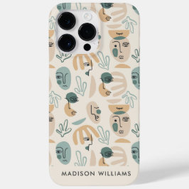 Monogram Minimale Moderne Hoesje-Mate iPhone Case