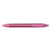 Monogram minimalistisch kersroze roze zwarte inkt pen (Achterkant)